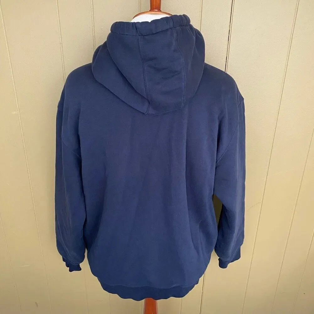 Dickies men XL Cotton blend sherpa lined full zip midweight hooded jacket